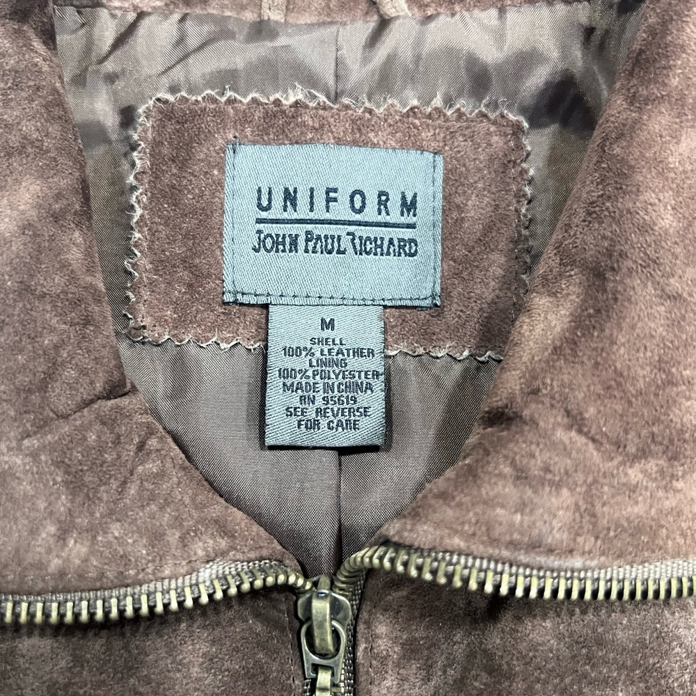 JohnPaulRichard Taupe Suede Jacket - Picture 5 of 5